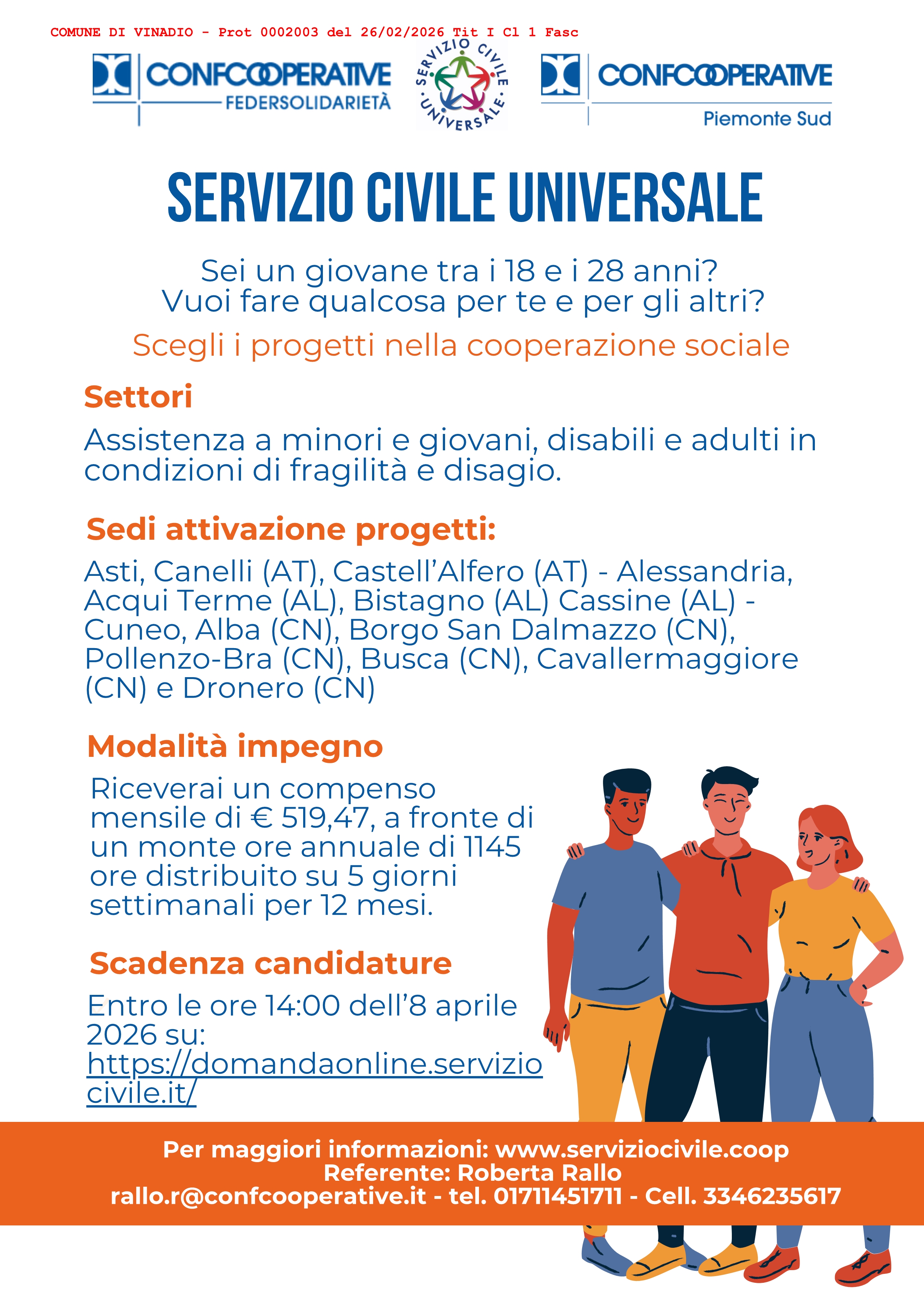 Bando Servizio Civile 2026